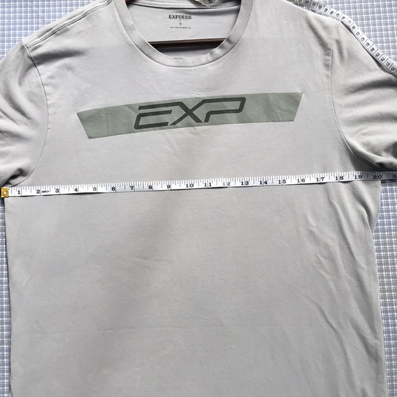 Express Men’s Sz L Gray Super Soft Short Sleeve Tee - Picture 5 of 7
